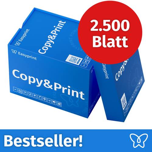druckerpapier 2500 blatt, a4 premium hochweiß cie 160 zertifiziert
