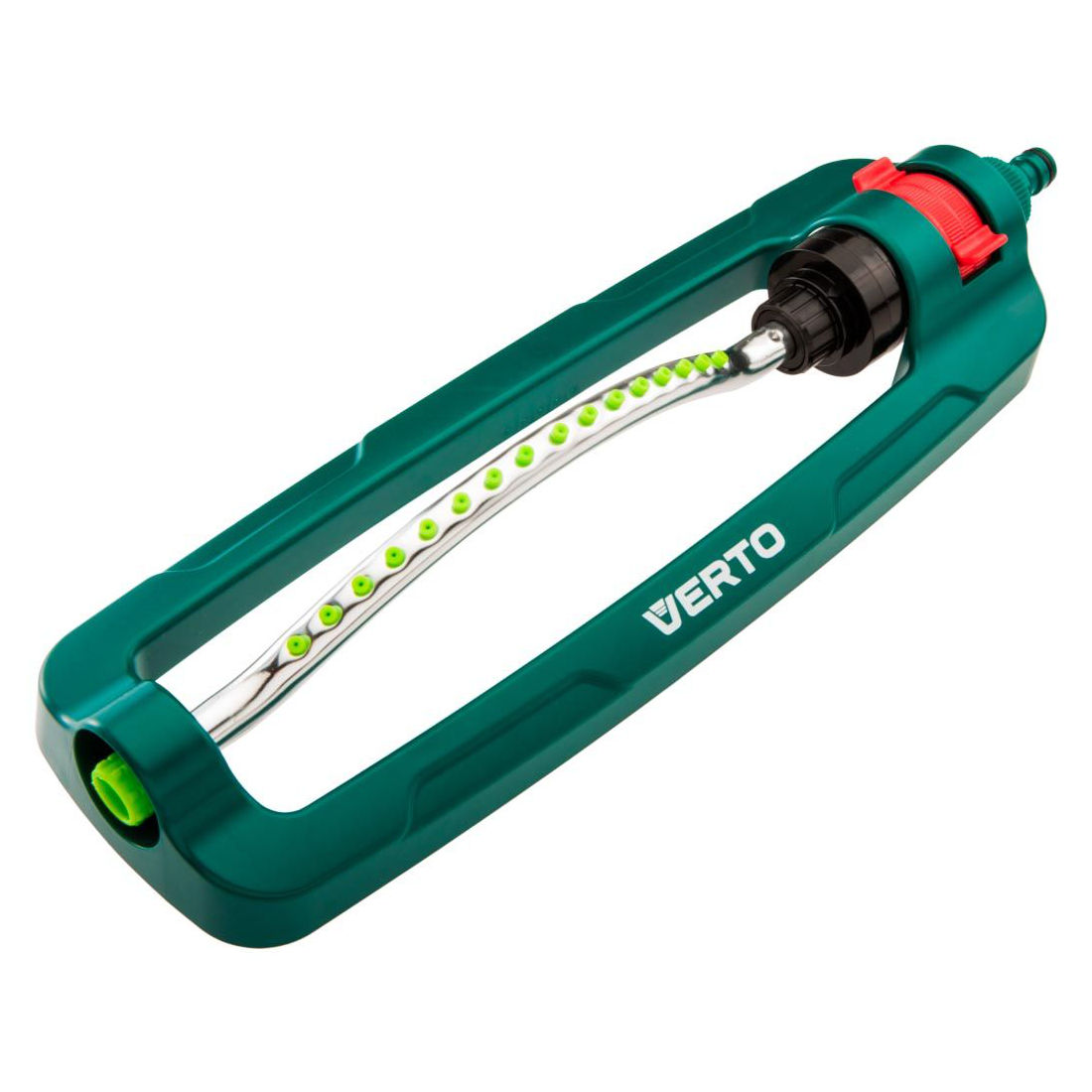 Image of Verto Square Sprinkler 378m² – Oscillating Lawn Sprinkler With 16 Nozzles & Adjustable Spray Range