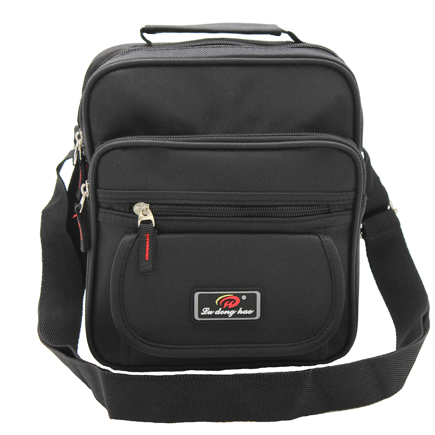 Men's Shoulder Bag For Work - Messenger Bag Shoulder Bag Black - Practical Organizer With Many Compartments Lightweight - Bag - Sotala