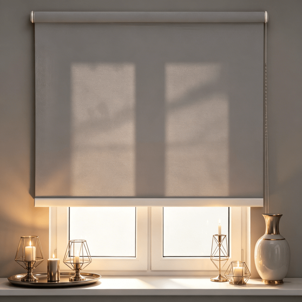 TEMU HOME Estor translúcido con soporte disponible en diferentes anchos: 60 cm, 80 cm, 100 cm y 120 cm. con un largo estándar de 200 cm. para