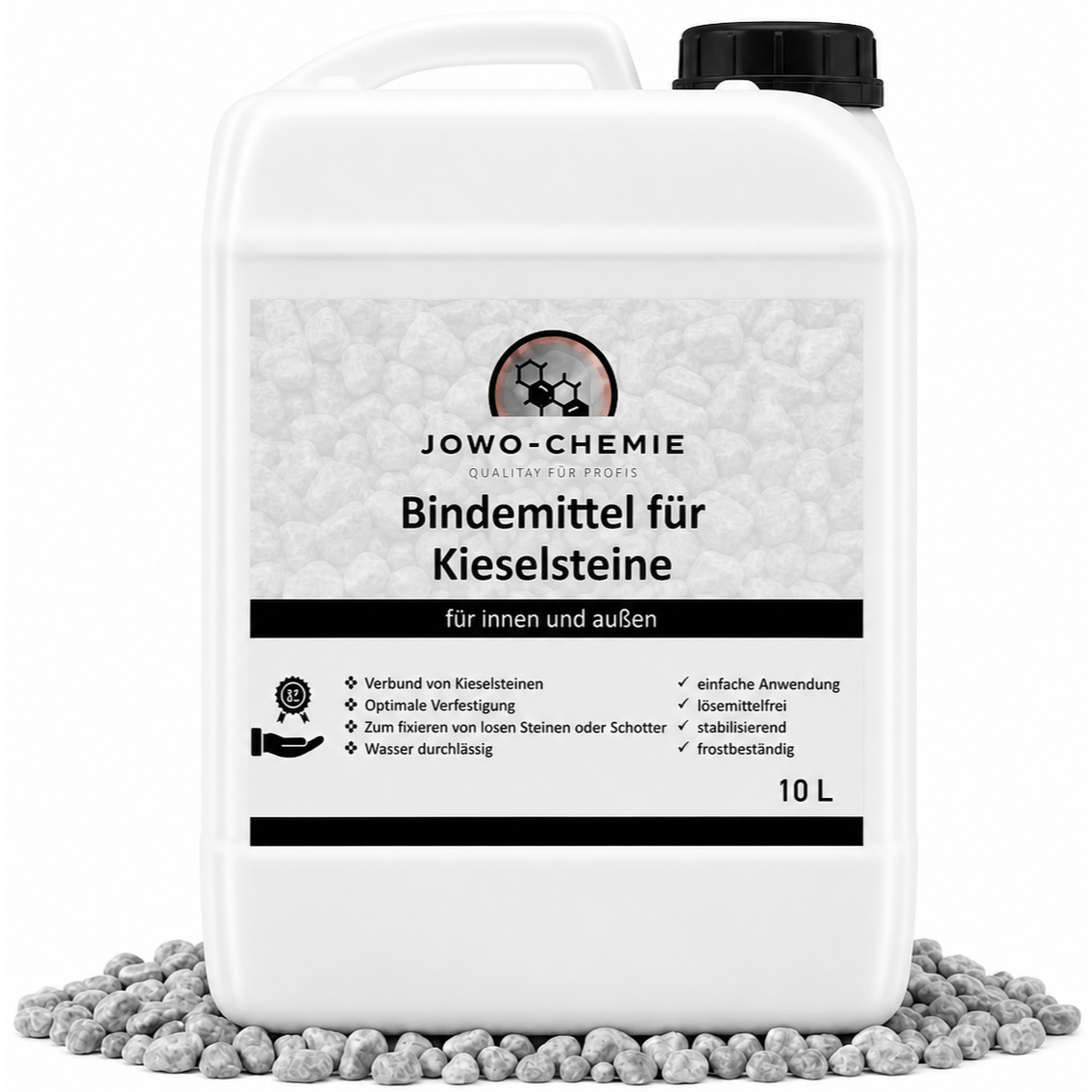 E-shop Kiesbinder (10L) Kiesverfestiger Bindemittel für Kies/ Art Mulchbinder Gartenbahn