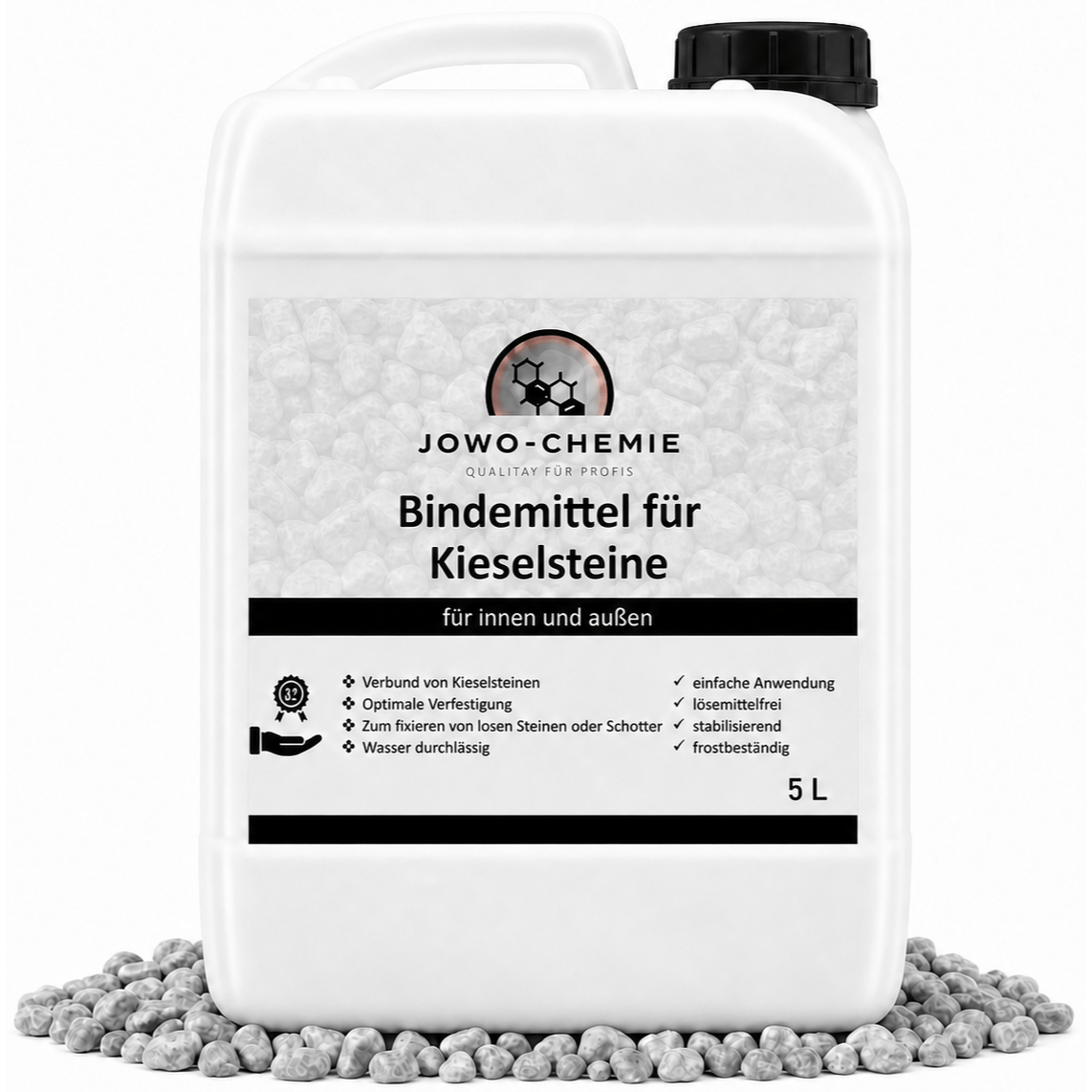 E-shop Kiesbinder (5L) Kiesverfestiger Bindemittel für Kies/ Art Mulchbinder Gartenbahn