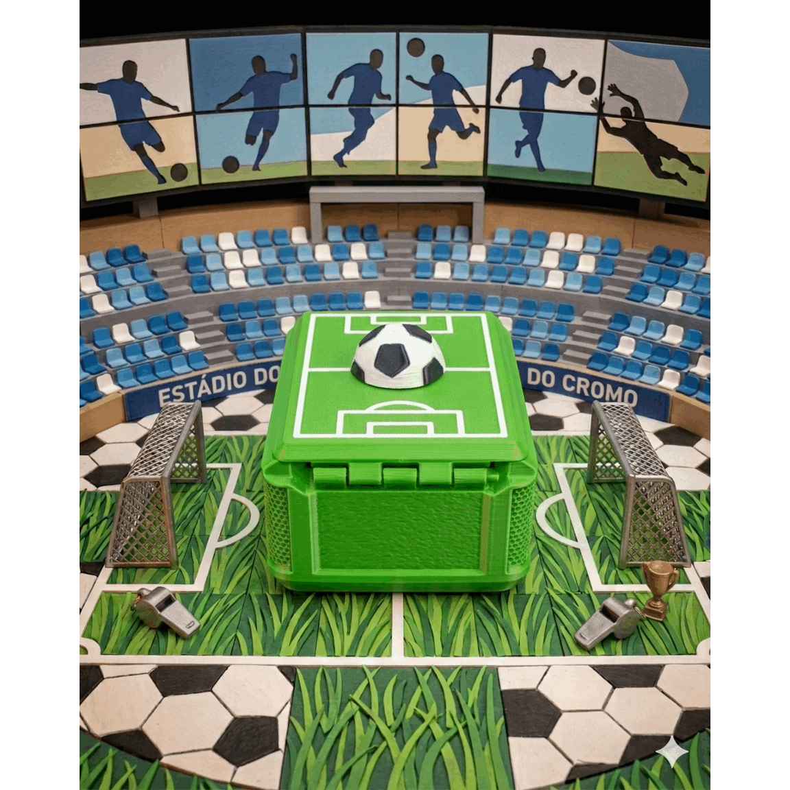 TEMU Tarjetero compacto para +100 tarjetas | Impresión 3D | en Europa | Organizador de tarjetas de fútbol