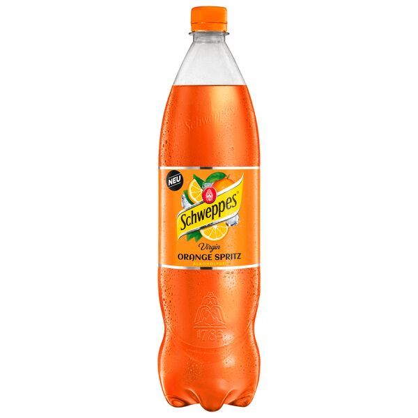 Image of 12 Bottles Of Schweppes Original Orange Spritz Including 3.00€ Deposit Per 1.25 L
