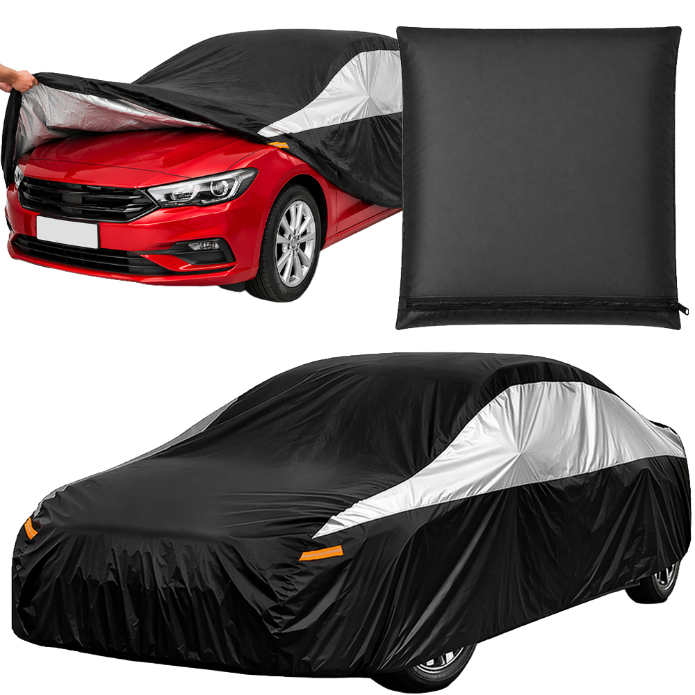 TEMU Bâche de protection pour voiture toutes , Housse de voiture contre , la poussière et , Bâche universelle pour la protection de la carrosserie,