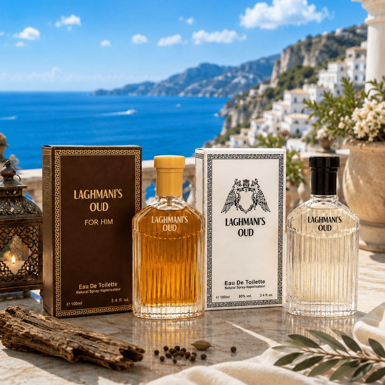 TEMU Perfume For Man – 's Oud Brown And Oud White Duo 100ml X 2 Edt Warm Clean Blend As 's Perfume With Amber Depth And Fresh Musky Character, This