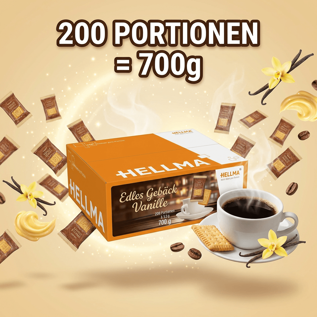 Delicious Vanilla Biscuits – 200pcs = 700g – Vanilla Catering Box Gourmet