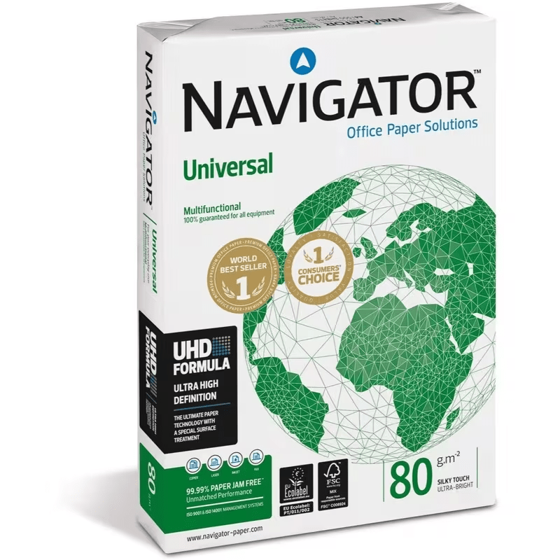 TEMU A4 Universal Paper 80 G/m², Pack Of 500 Sheets, White Paper For Laser And Inkjet Printers
