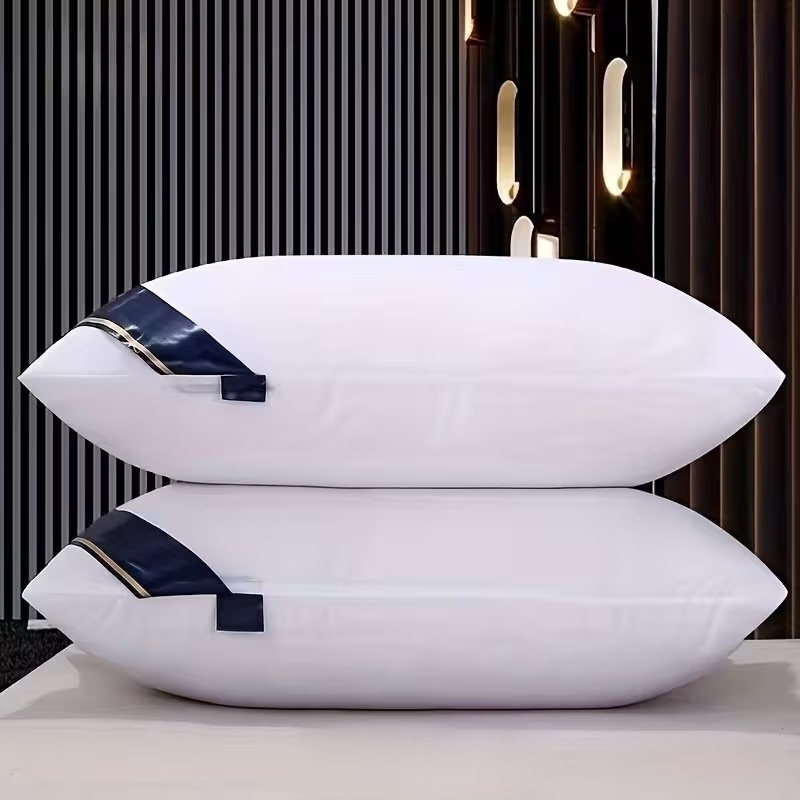 2pcs breathable tofu pillow ergonomic neck spine support sleep massage pillow core moisture wicking breathable   living room bedroom hotel home decor great as a holiday gift