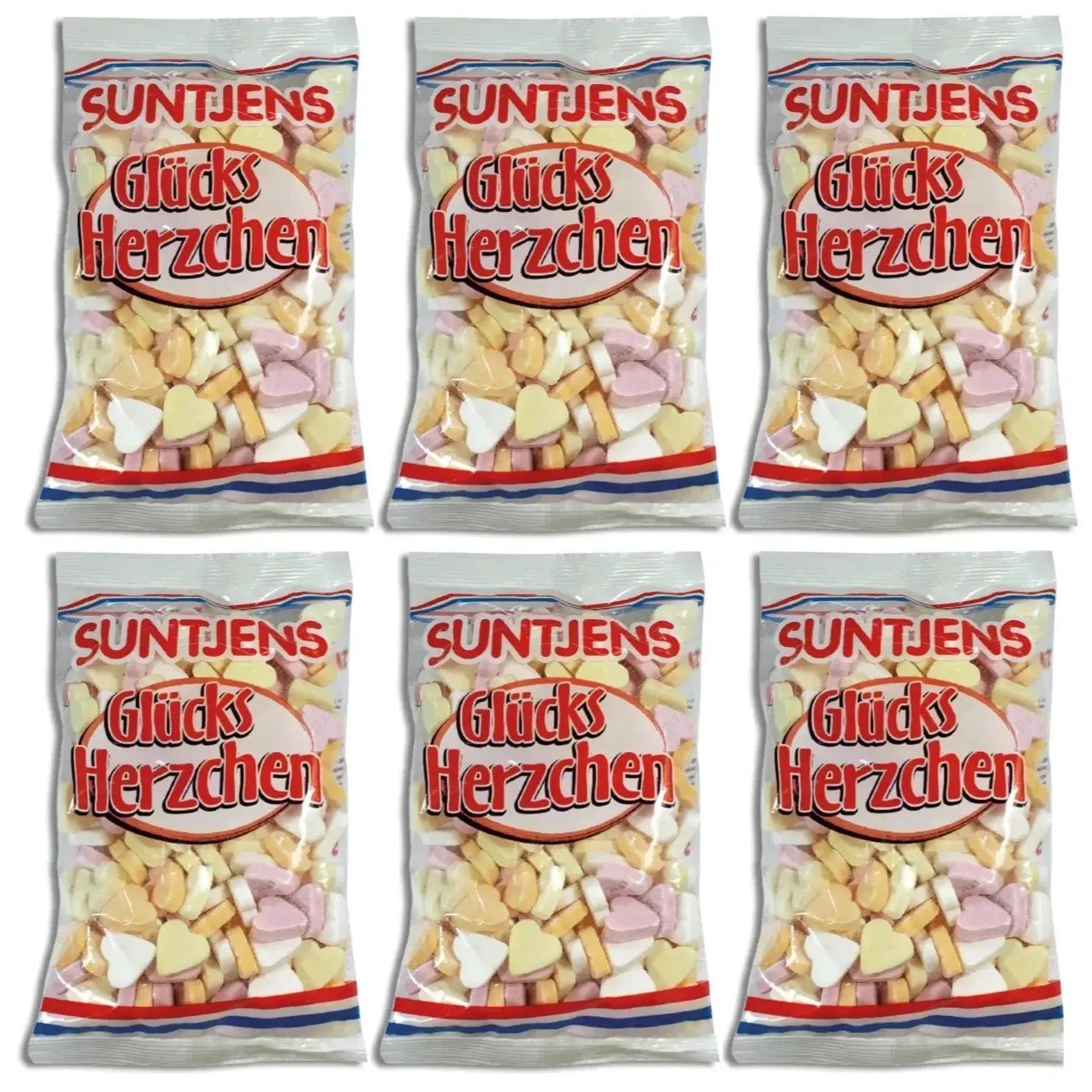 Image of 6 X Suntjens Lucky Hearts With Glucose And 310 G Glucose Hearts