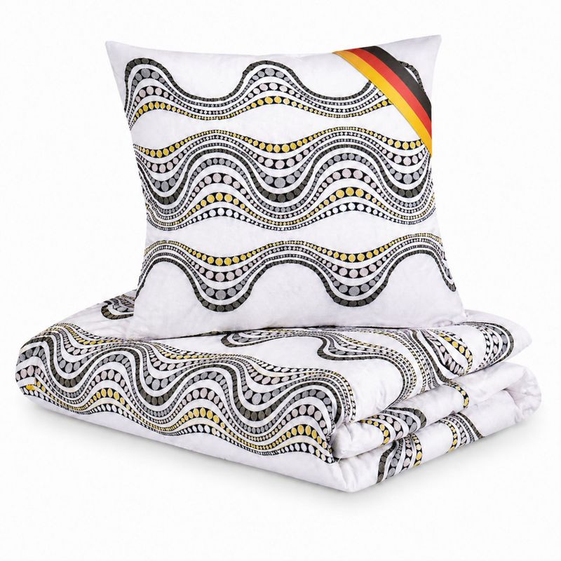 Trend Bedding Set With Elegant Marie Pattern – Soft, Breathable & , /green