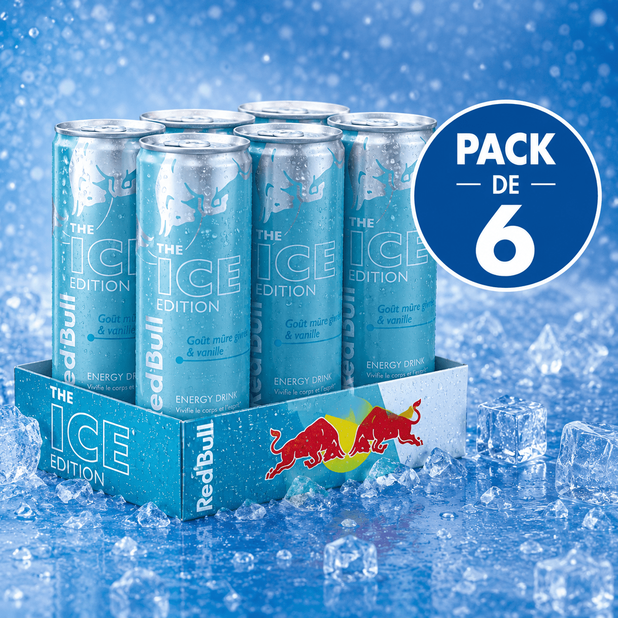 Red Bull Frosted Blackberry And Vanilla Winter Edition Pack Of 6 X 250ml