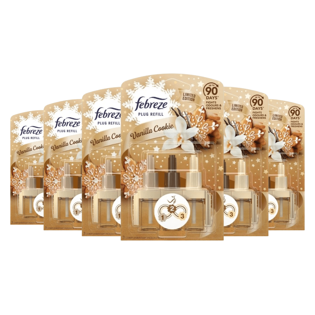 TEMU Febreze 3volution Plug-in Air Freshener Refill Pack Of 6 Scent 20ml Each For Freshness