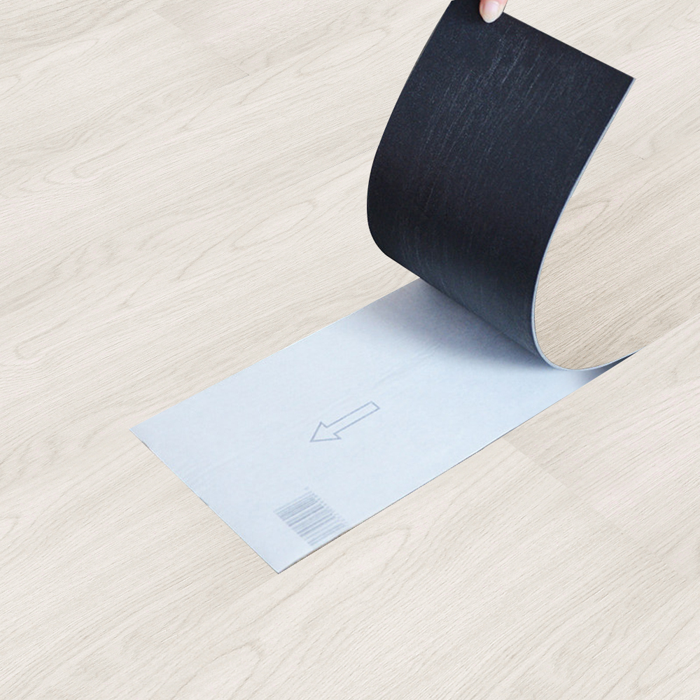 Self-adhesive Vinyl Flooring - 5m², 36 Tiles, 91.5x15.2cm Grained Plank Effect Waterproof Pvc Floor Tiles For Living Room, Bathroom, Kitchen, Bedroom, Home Office