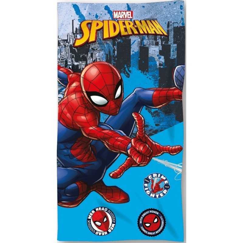 Beach Towel Spiderman Super Hero 70x140cm 100% Microfibre