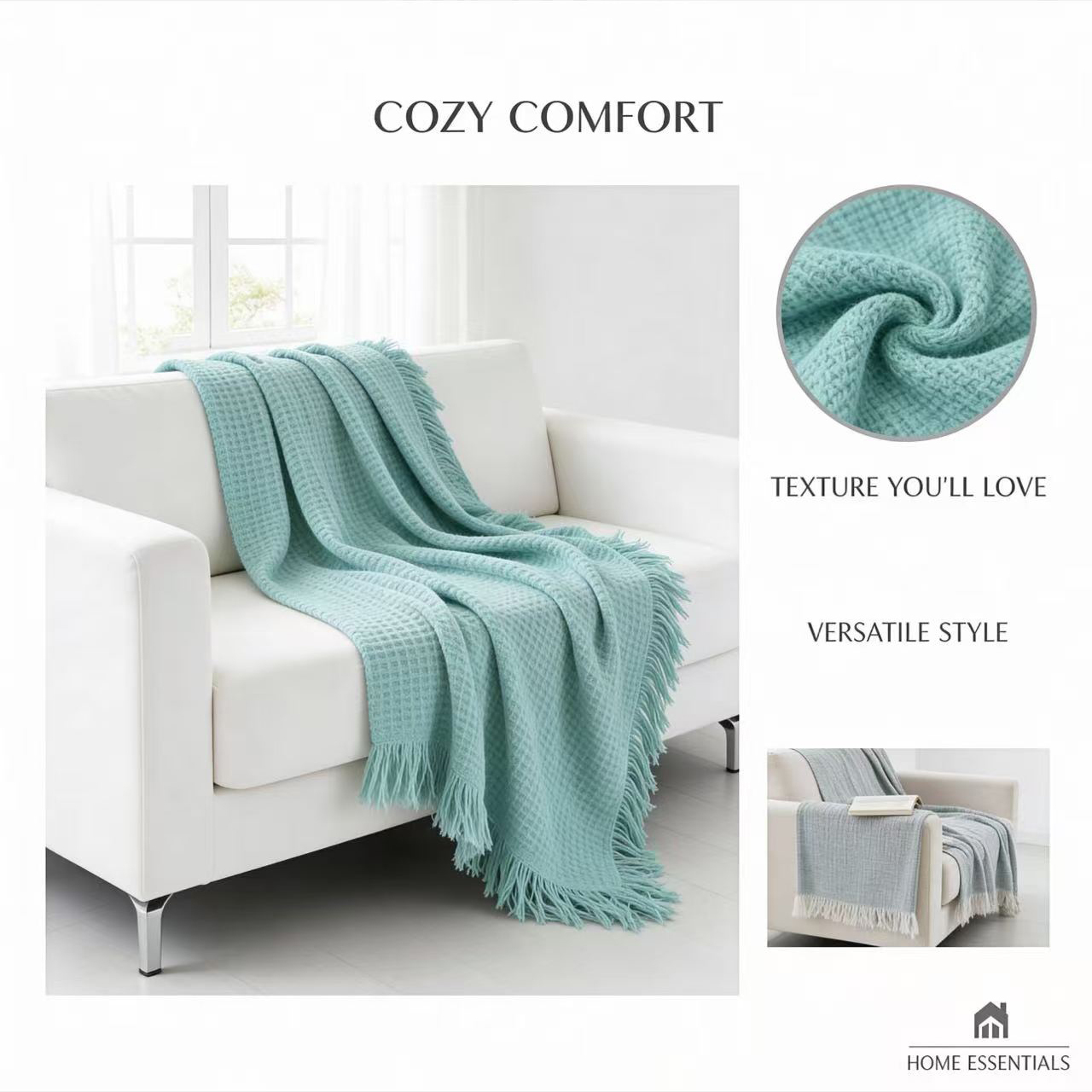 TEMU Colcha Multiusos de Algodón para Sofá y Cama, Multiusos con , Cubresofá Elástico y Transpirable, Protector de Sofá Cubrecama Moderno