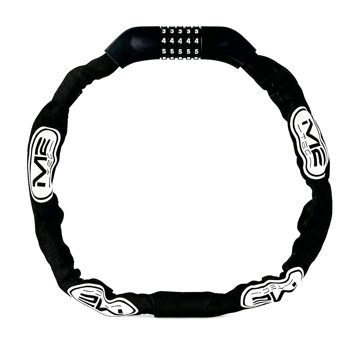 Bicycle Lock Combination Lock Bicycle Lock - ,100 Cm Bicycle Lock With 5 Combination Code - Chain For Ebike Numbers Bicycle Lock Black