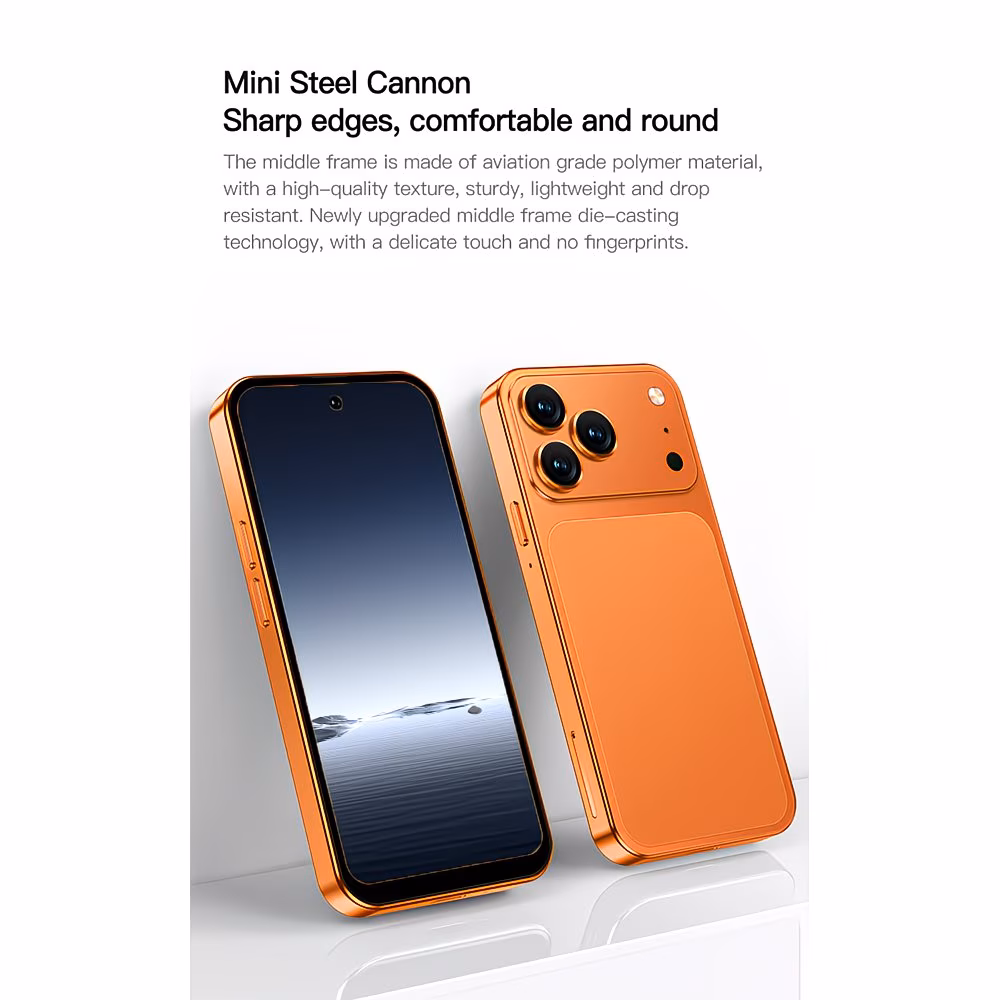 smartphone a19 pro mini 4g sbloccato di dimensioni tascabili , display hd da 3.0 pollici, telefono cellulare e portatile, memoria 3+64gb, standby, di con riconoscimento facciale, fotocamera integrata, gps, wi-fi, ricarica tipo-c, custodia per telefono abbinata, pellicola , auricolari e cavo , regalo di natale, capodanno e compleanno per e Dettagli dell'articolo 8