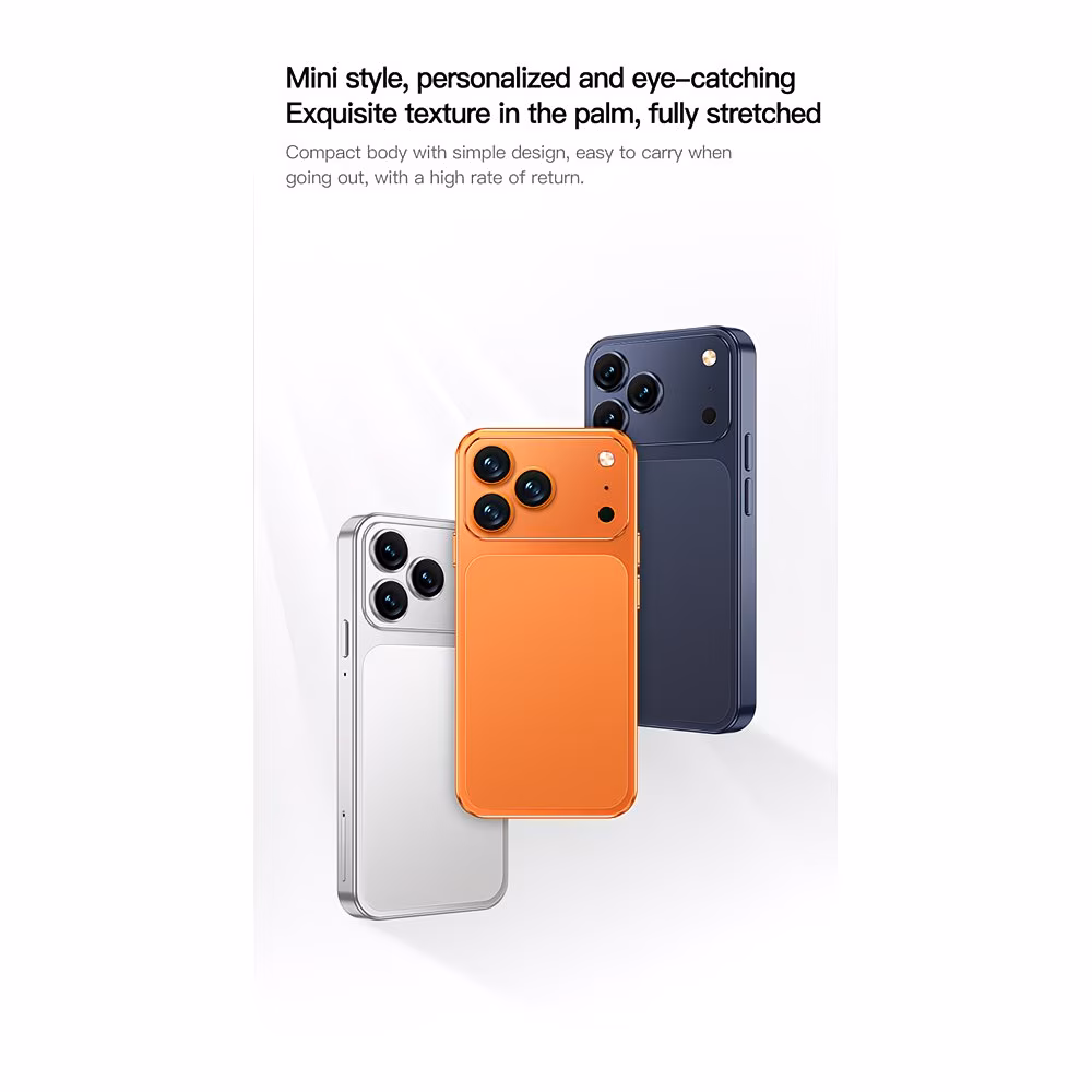 smartphone a19 pro mini 4g sbloccato di dimensioni tascabili , display hd da 3.0 pollici, telefono cellulare e portatile, memoria 3+64gb, standby, di con riconoscimento facciale, fotocamera integrata, gps, wi-fi, ricarica tipo-c, custodia per telefono abbinata, pellicola , auricolari e cavo , regalo di natale, capodanno e compleanno per e Dettagli dell'articolo 11