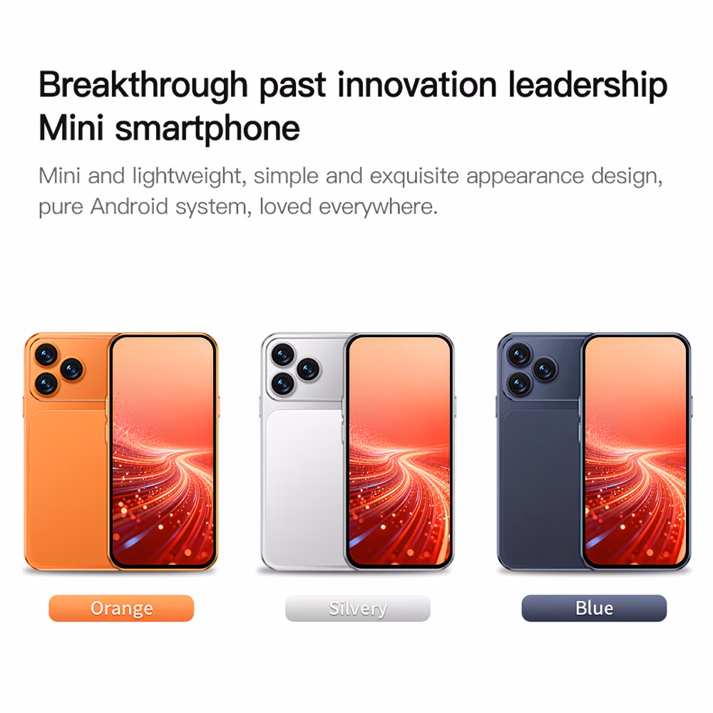 smartphone a19 pro mini 4g sbloccato di dimensioni tascabili , display hd da 3.0 pollici, telefono cellulare e portatile, memoria 3+64gb, standby, di con riconoscimento facciale, fotocamera integrata, gps, wi-fi, ricarica tipo-c, custodia per telefono abbinata, pellicola , auricolari e cavo , regalo di natale, capodanno e compleanno per e Dettagli dell'articolo 0