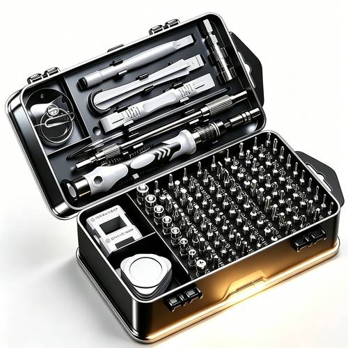 114 in 1 premium screwdriver tool set magnetic bit design high hardness construction multi functional repair kit with specialty special shaped screw bits