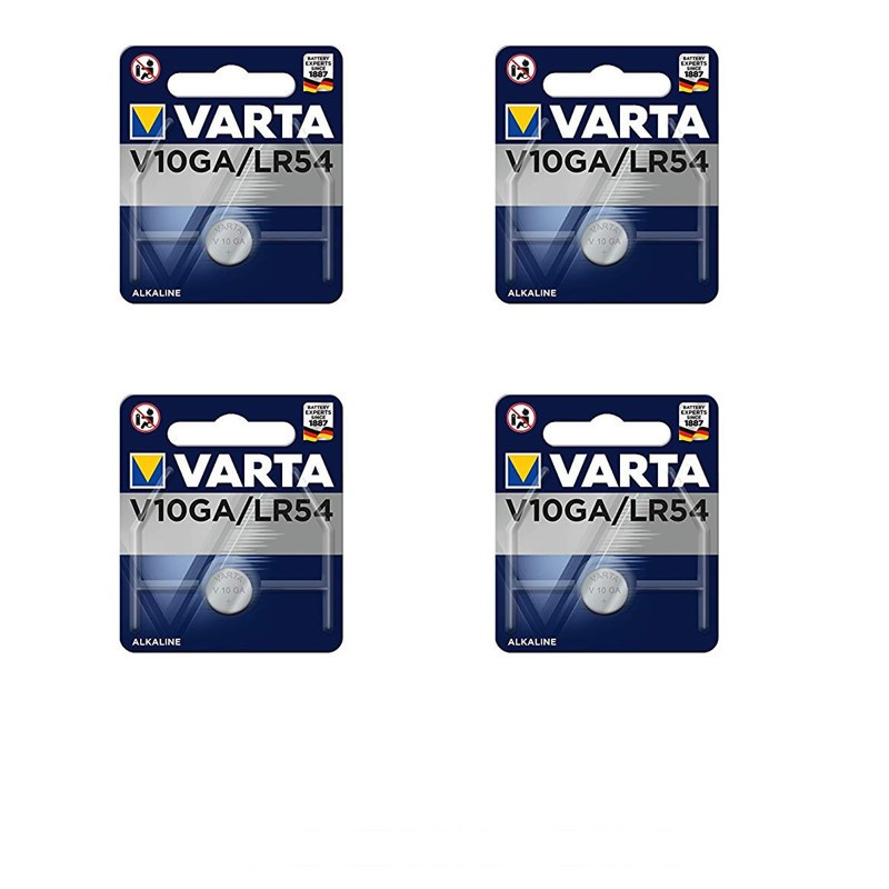 TEMU V10GA/LR54 alcalines, Lot de 4 pile, Alkaline Special, 1, 5V, pour Jouets, calculatrices, Instruments de Mesure, compactes, de Vie, Hautes