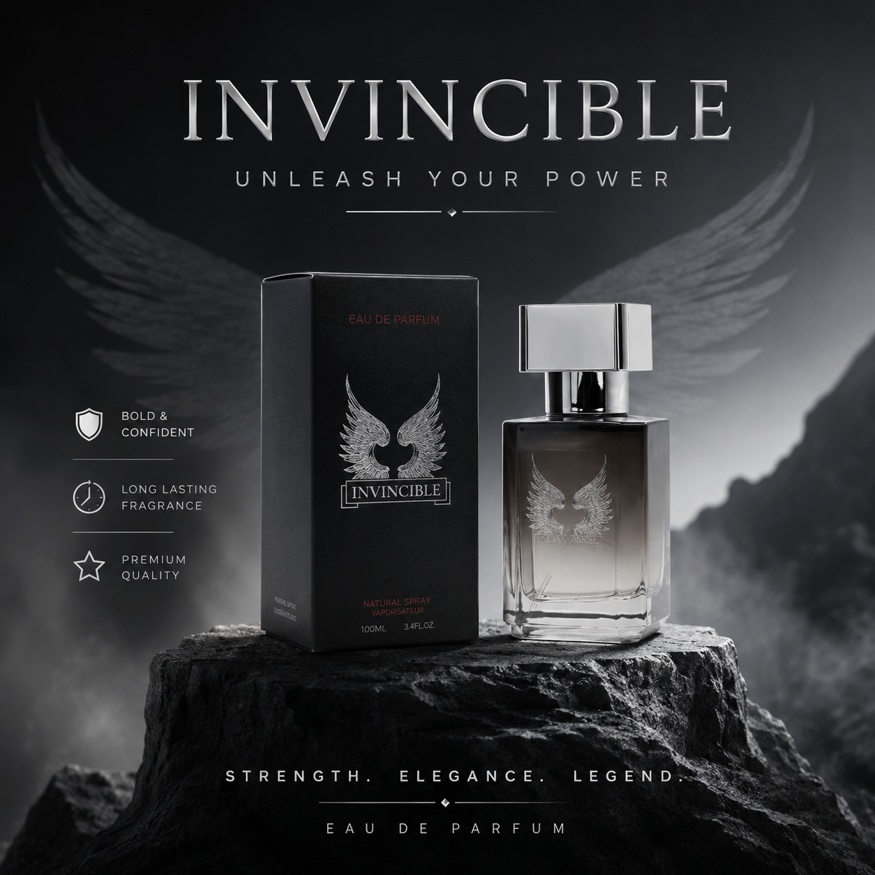 TEMU Agua de Perfume para Hombre " de " 30ml – Amaderada con , , Cítricos y – Fresca, Refinada y Distintiva – para Uso Diario, Oficina, de Mayor y