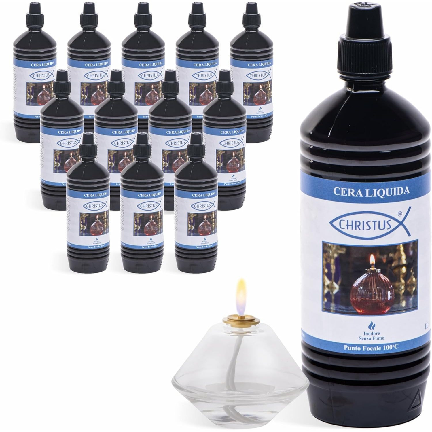 Image of Liquid Wax 1 Lt - 6 Lt - 12 Lt For Candles - Suitable For Indoor And Liturgical Use | With European