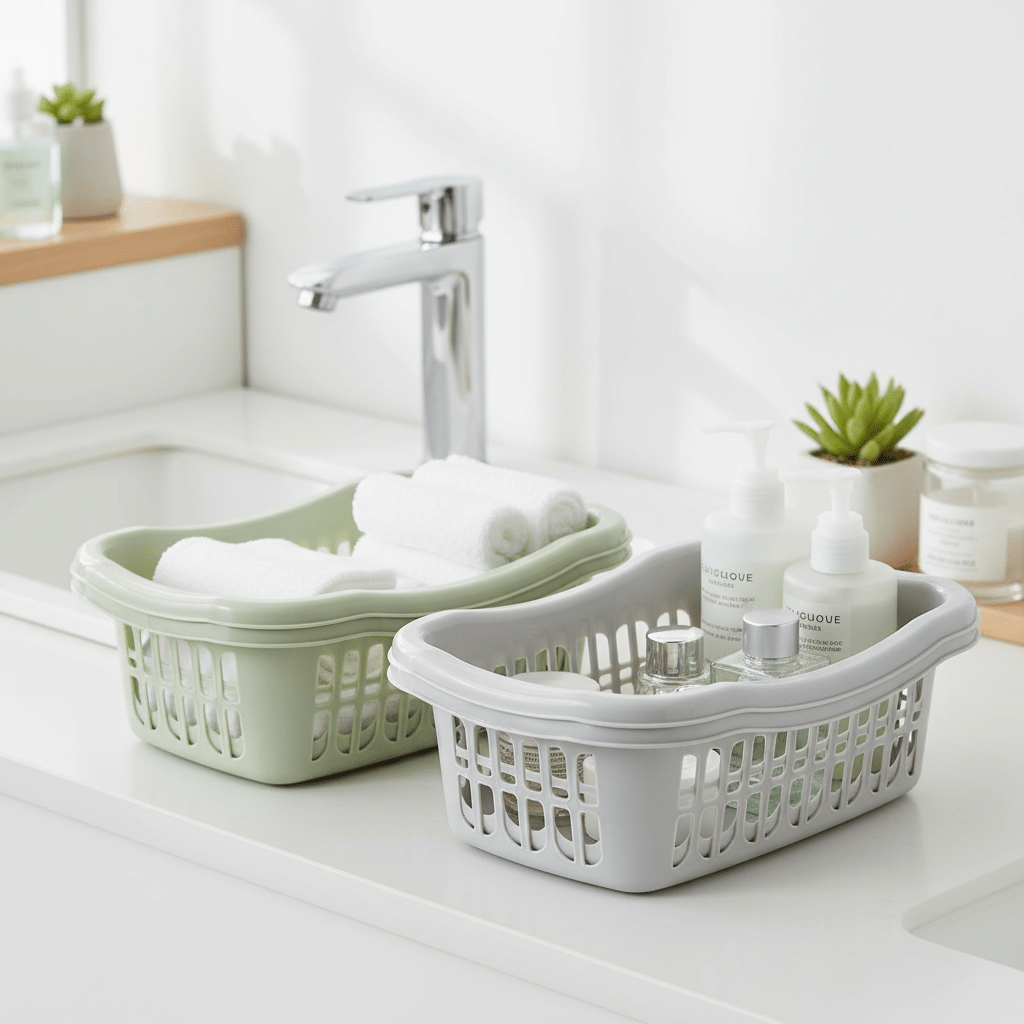6Pack Drawer Storage Baskets, Stackable Organizer Bins