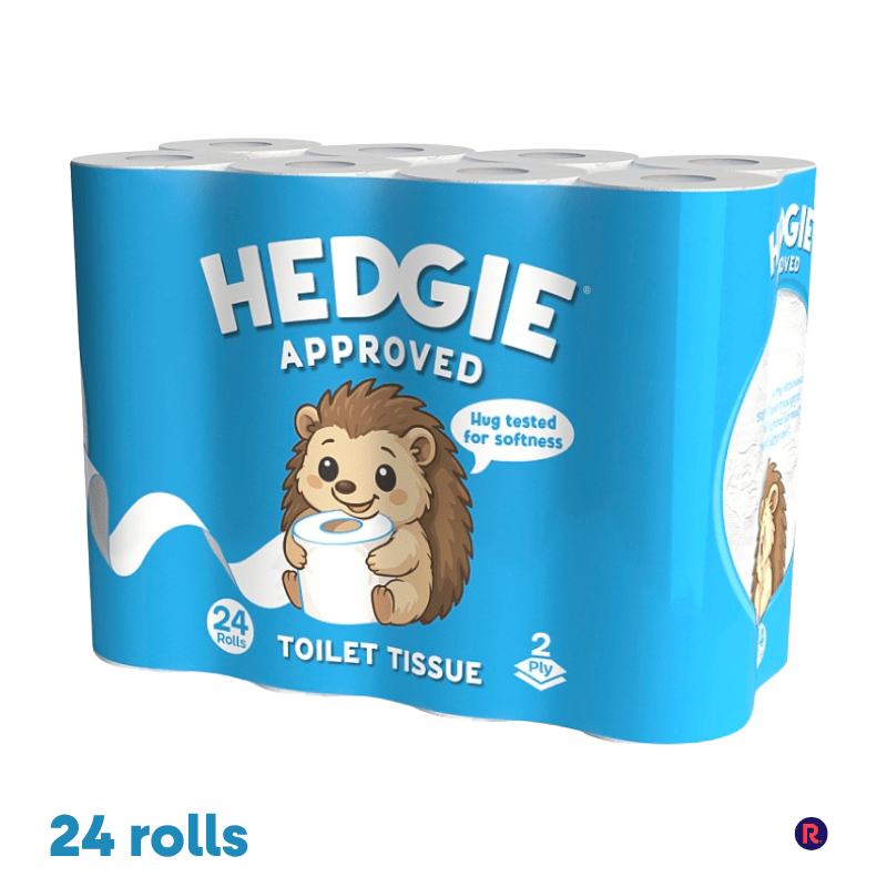 TEMU Soft Toilet Paper 2 Ply 180 Sheets - 24 Toilet Rolls