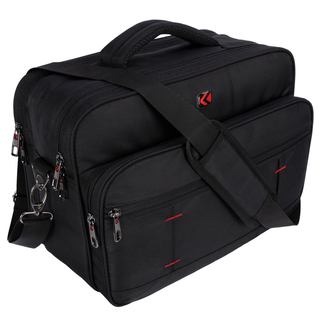 Image of Work Bag Shoulder Bag Messenger Men's Bag Xxl - 21 , 30cm X 40cm X 18cm, Suitable For Din A4, Padded Laptop Compartment, Trolley Holder