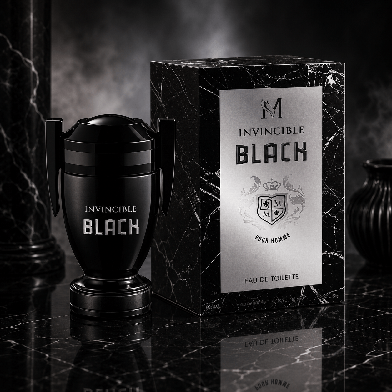 TEMU Everlyx - Unbesiegbares Extreme Parfüm für Männer von Montage Brands 100ml mit kraftvollem und metallischem Finish - für den täglichen Gebrauch