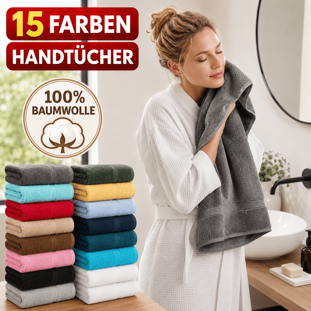 Towels 50x100 Cm – Extra Softterry, Absorbent & Quick Drying