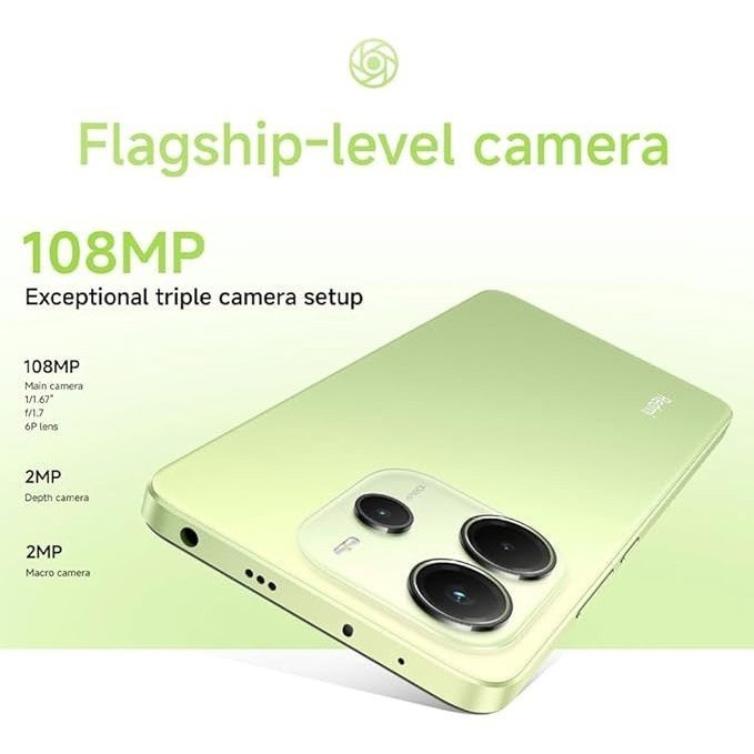photo de l'article smartphone xiaomi   note 14 avec écran 120 hz, écran amoled 6,67 pouces, stockage 8 + 256 go, batterie 5500 mah, charge super rapide 33 w (avec nfc, chargeur non  )