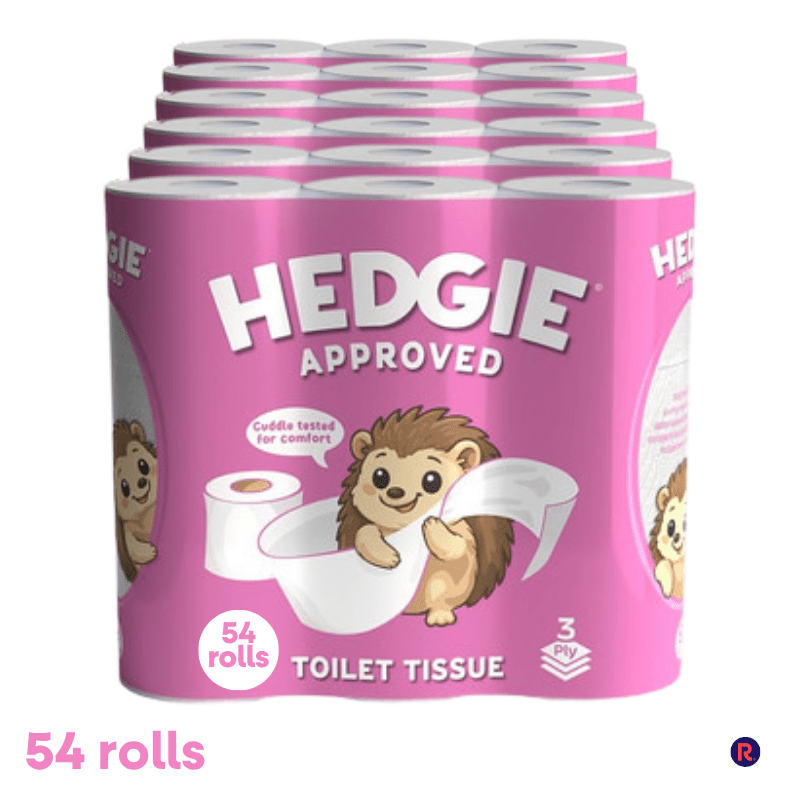 TEMU Luxury Soft 3 Ply Toilet Paper - 54 Toilet Rolls ( Rolls)