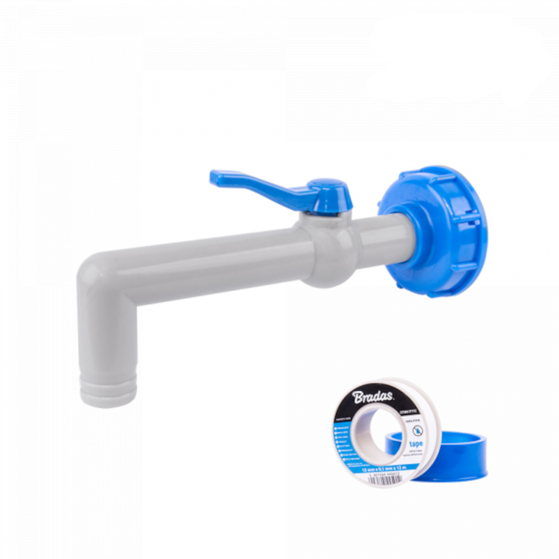 Ibc Water Tap 90°, Ig S60x6 For 19mm Hose With Ptfe Tape