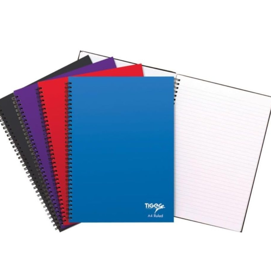 TEMU Tiger A4 Twinwire 150 Sheet Ruled Notebook X 1 Single
