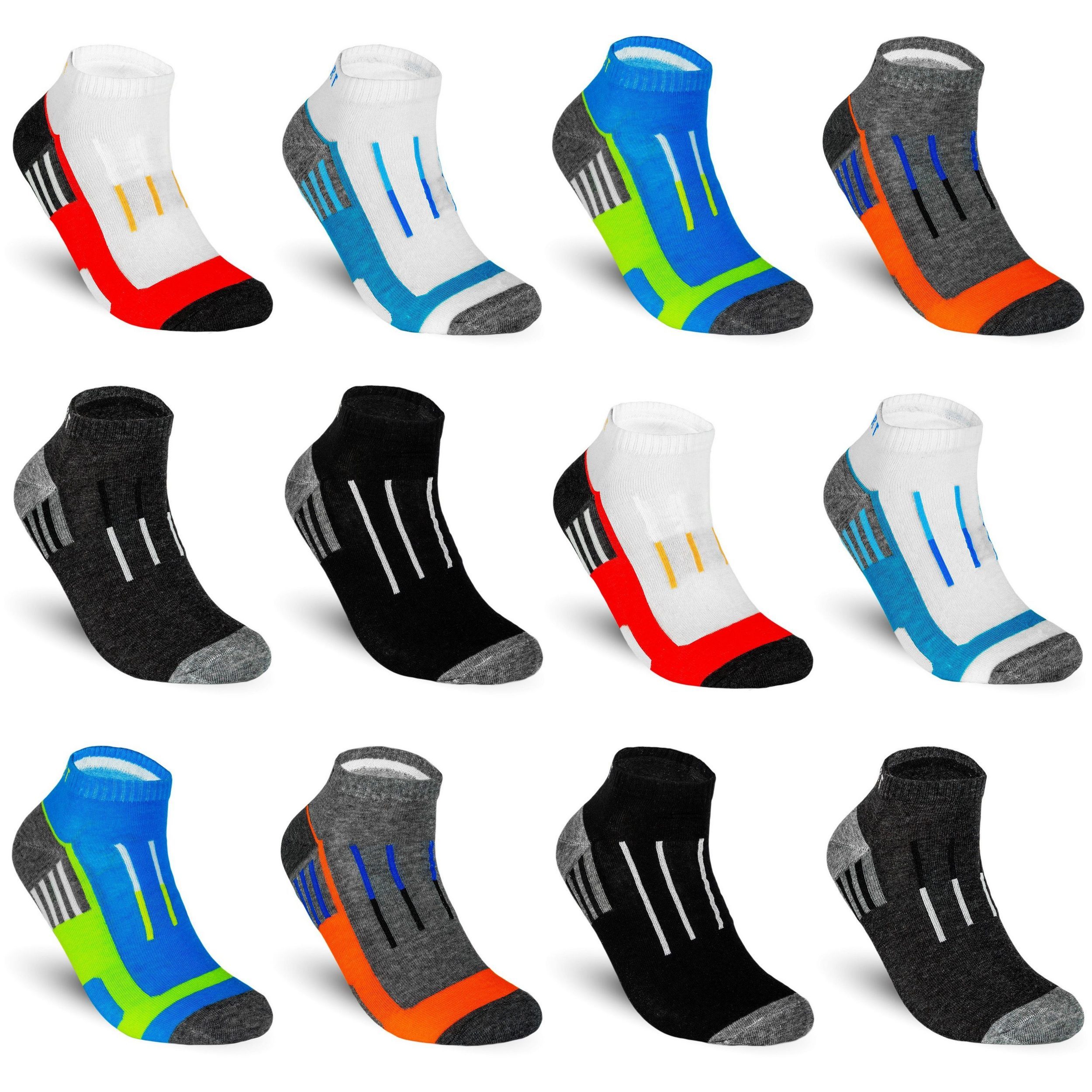 12 Pairs Of For Casual Footies