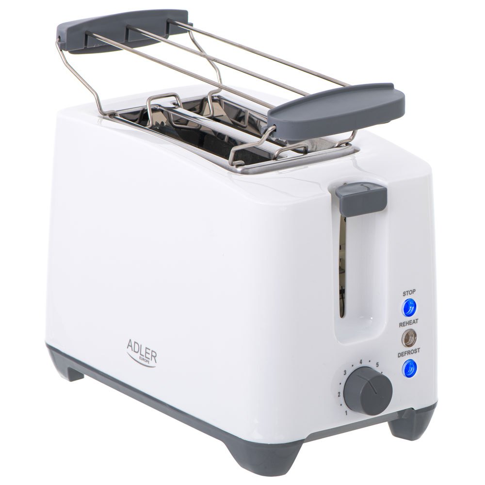 Adler Ad 3216 Toaster With Plastic Housing, Stop Function, Function, Bread Rack