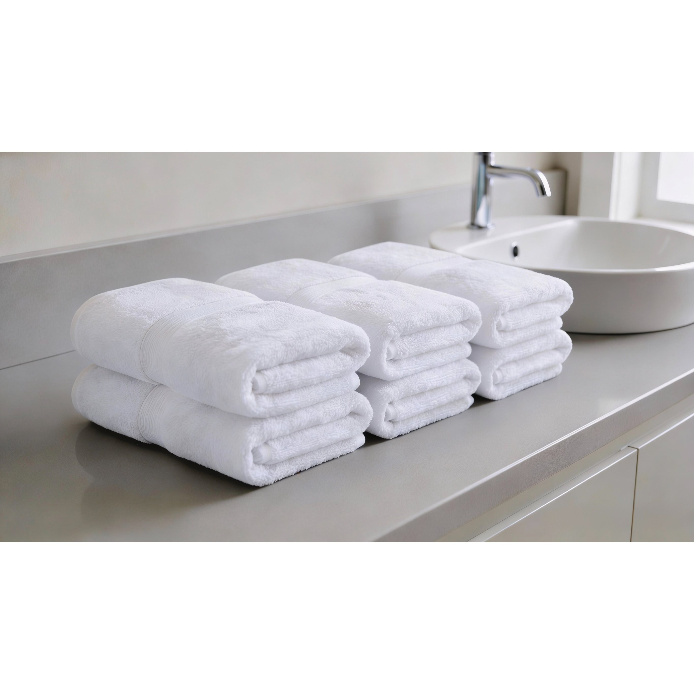 TEMU 6pcs Luxury Face Cloths Towels Set | 30x30cm | 100% Cotton Ultra Soft Absorbent Flannels Hand Wash Cloths For Spa Gym Hotel Bathroom