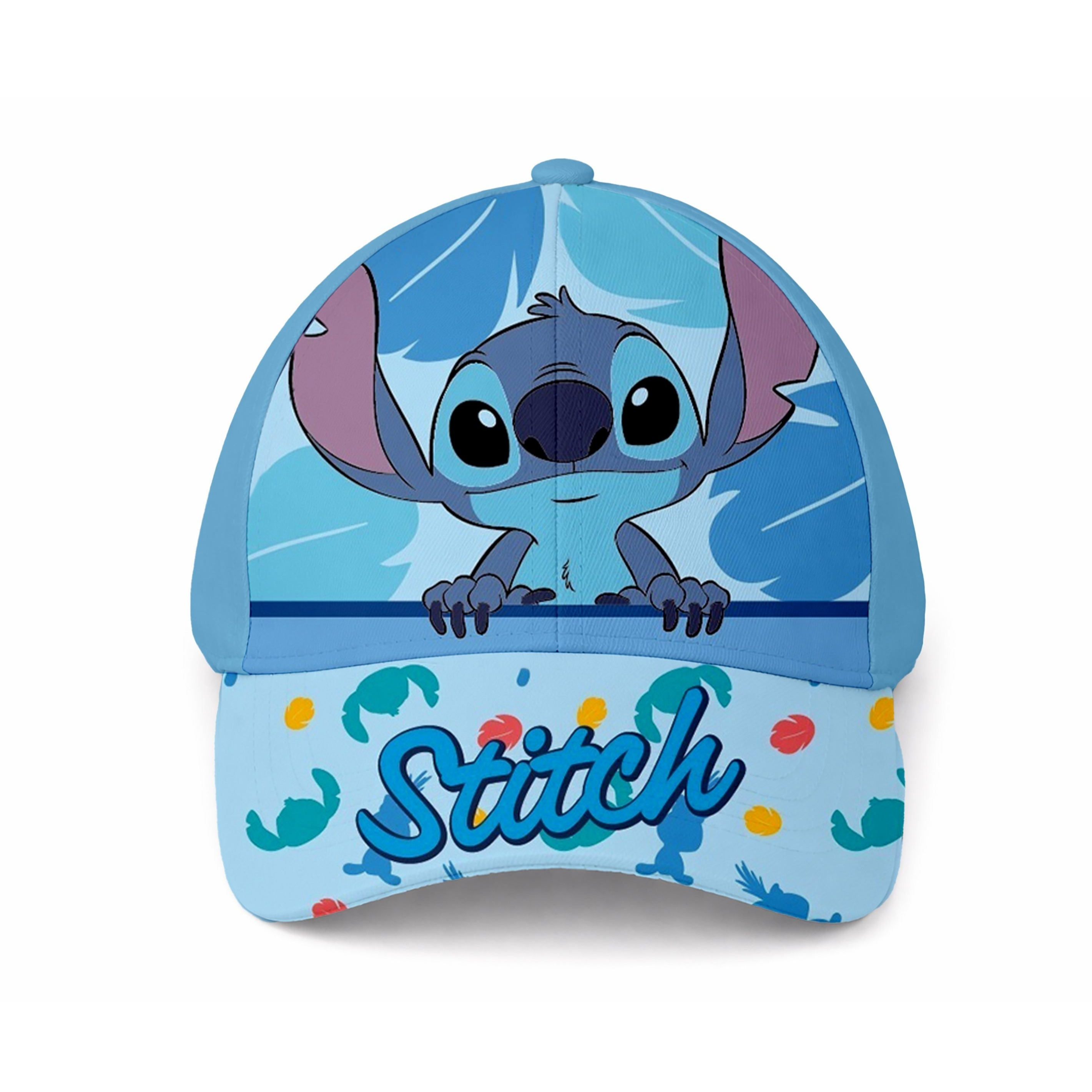 TEMU Gorro para Niños Stitch – Sombrero para Sol Azul para Niños – Diseño Lilo & Stitch con Ala Decorada – Ajustable y Transpirable – Disponible en