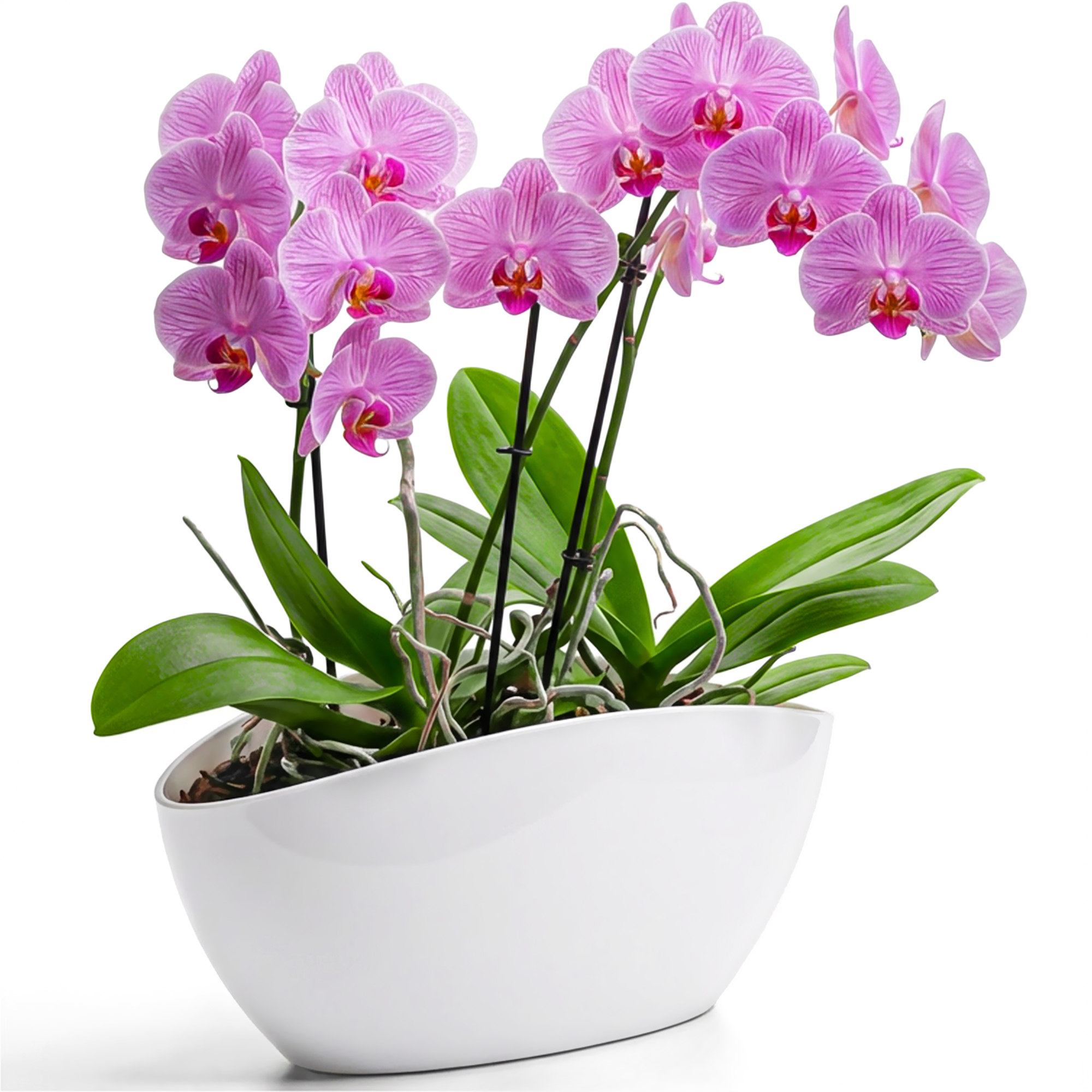 Large Flowerpot Inner Overpot For Orchids Oval Decorative Bowl For Plants & Succulents