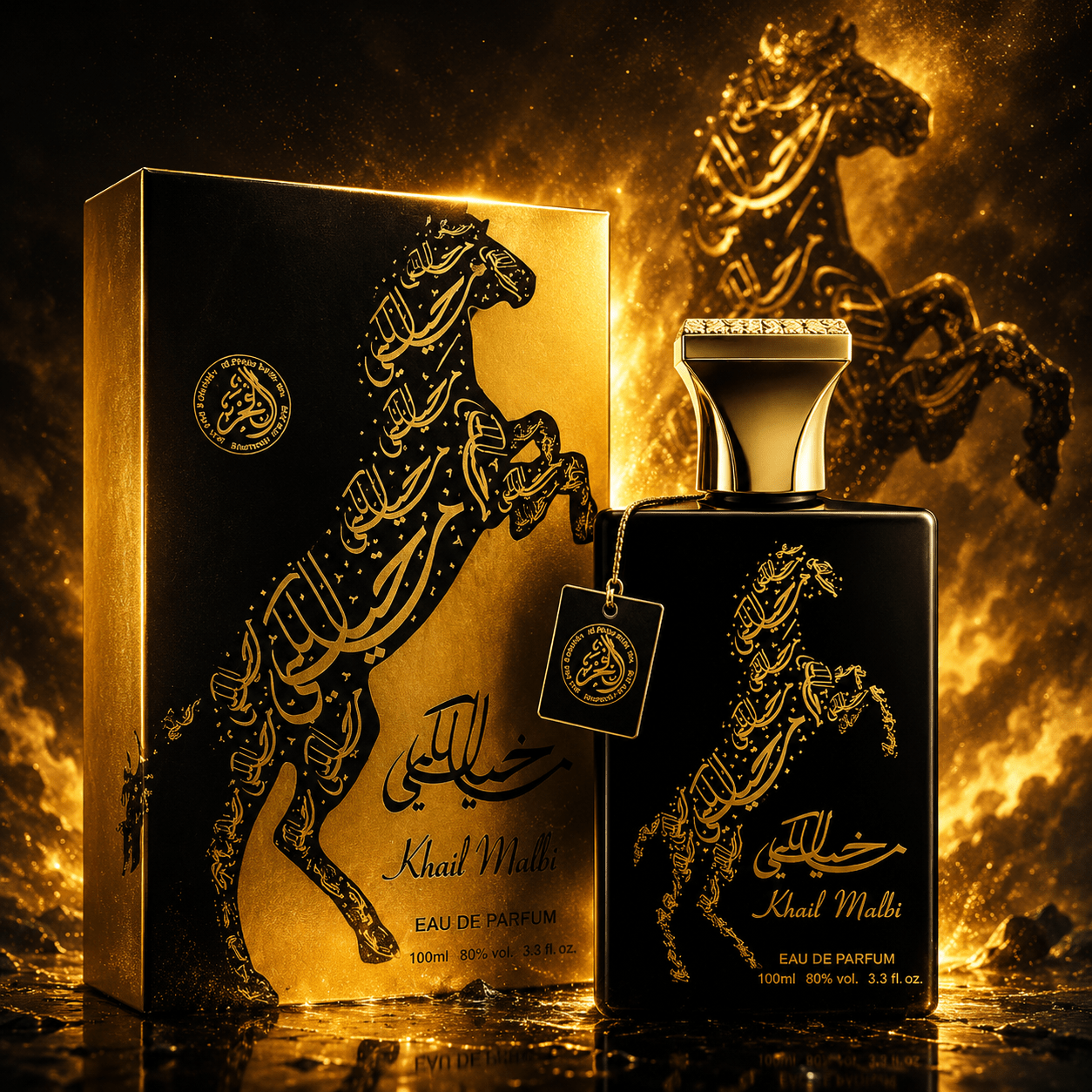 E-shop Everlyx - Malki Eau de Parfum 100ml, intensiver orientalischer Duft mit tiefen, würzigen Noten, eleganter und umhüllender Charakter