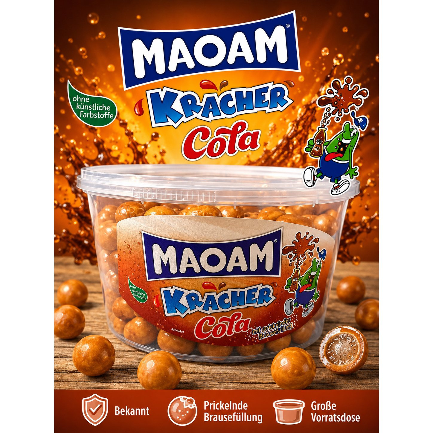 Maoam Cracker Cola 265pcs 1200g