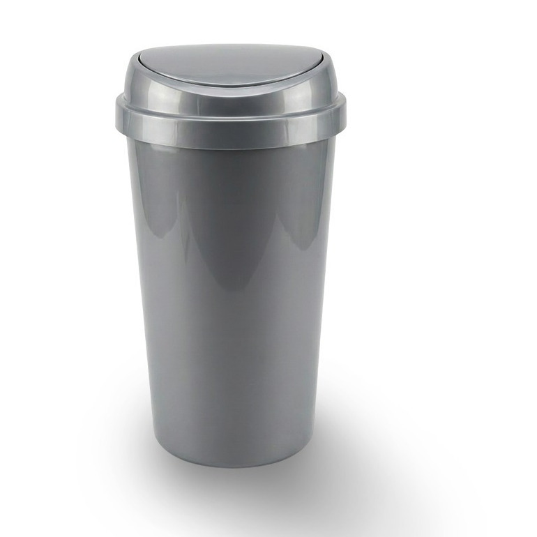 TEMU 60l Touch Top Bin Large Kitchen Waste Bin Black Plastic Trash Can Lid Garbage Bin Large Capacity Rubbish Bin For Kitchen Home Office
