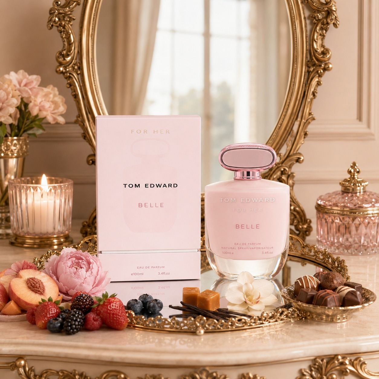 Tom For Her Luxurious Women's Fragrance, Floral, , Sensual, Long-lasting E100 Ml