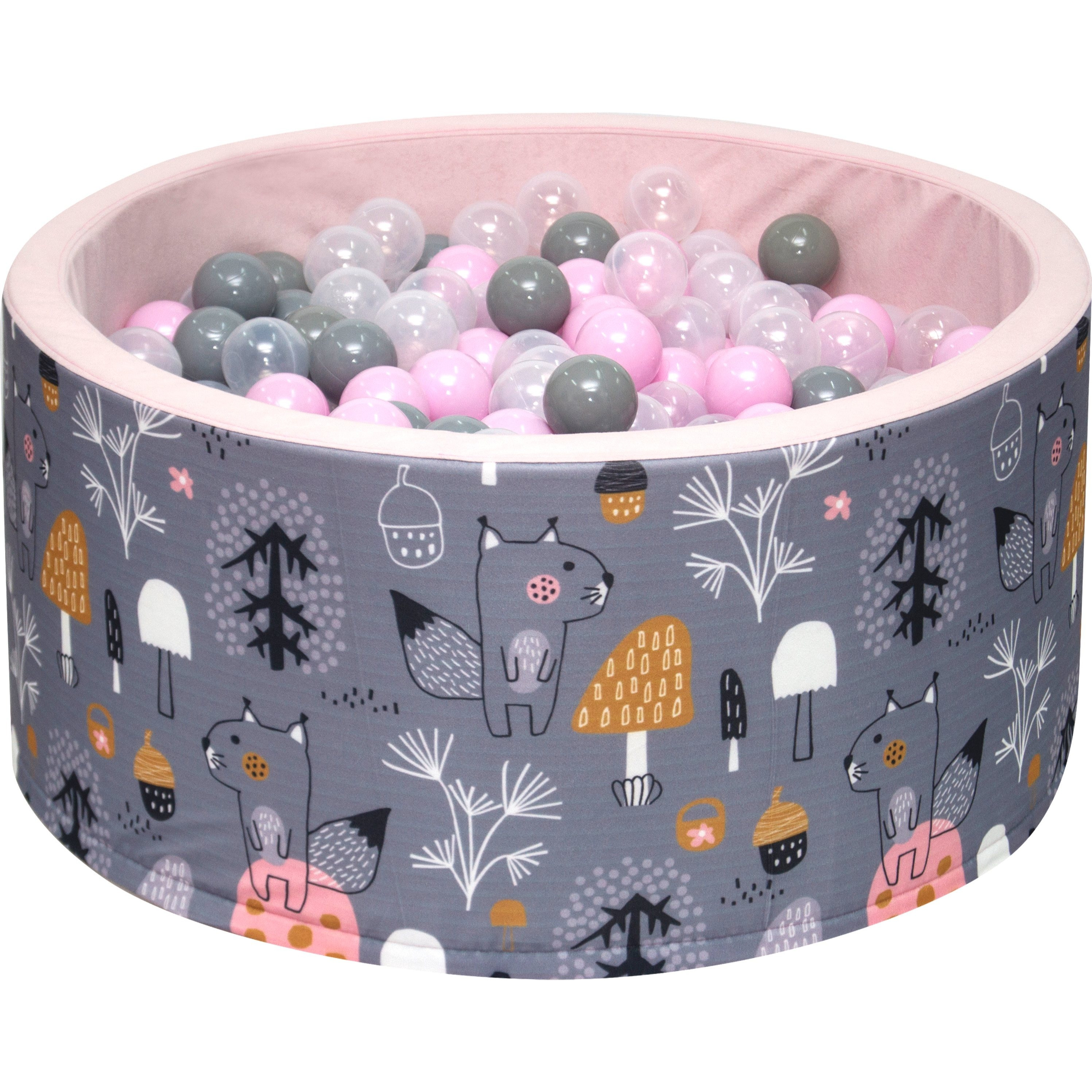 With Balls For Parties, 90x40cm, Includes 200 Foam Balls, Perfect For A Birthday Playpen With Balls