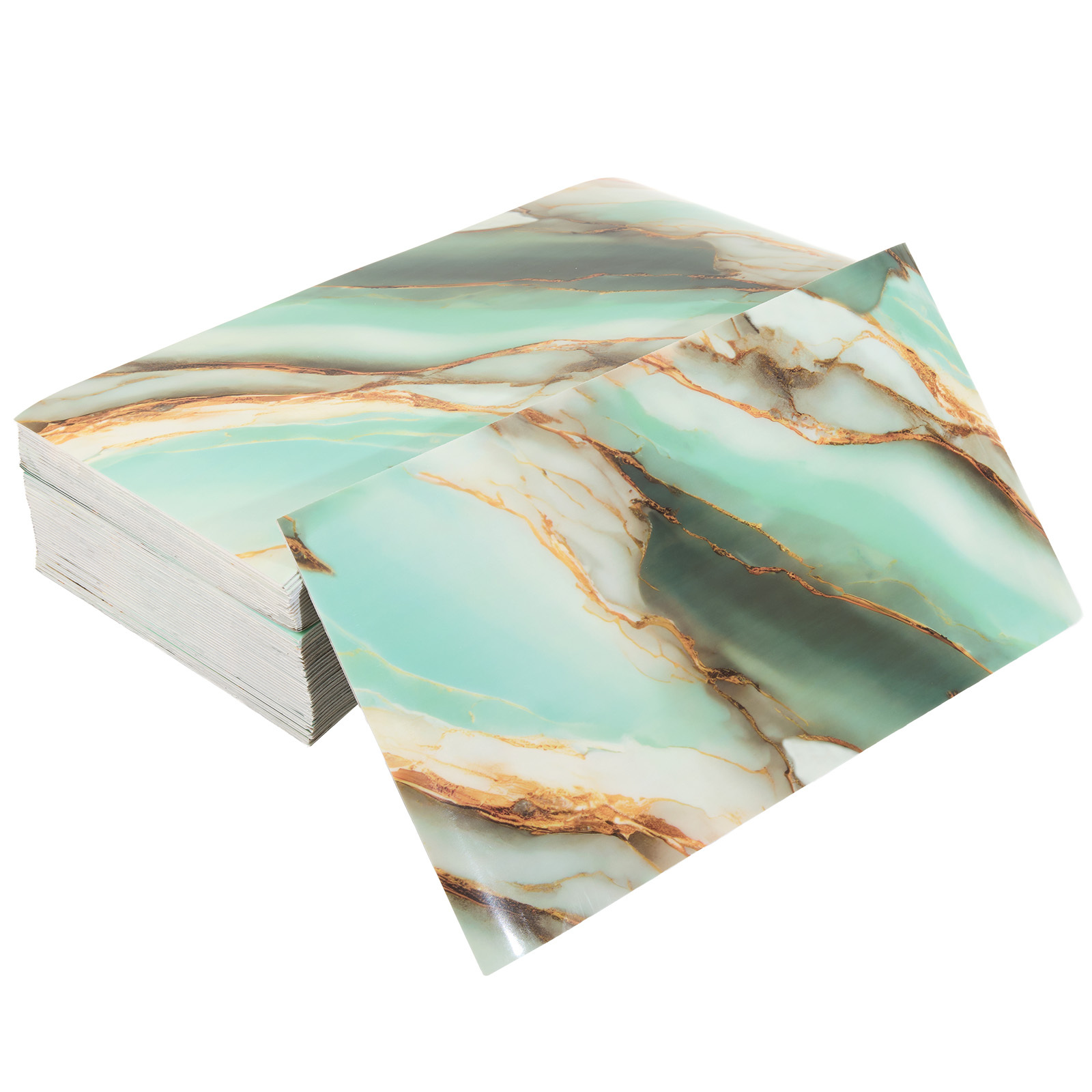 TEMU 50pcs 30x60cm Self-adhesive Luxury Gilded Marble Wall Stickers, Bohemian Style Self-adhesive Marble Wall Decals Foam Marble Tile Stickers,