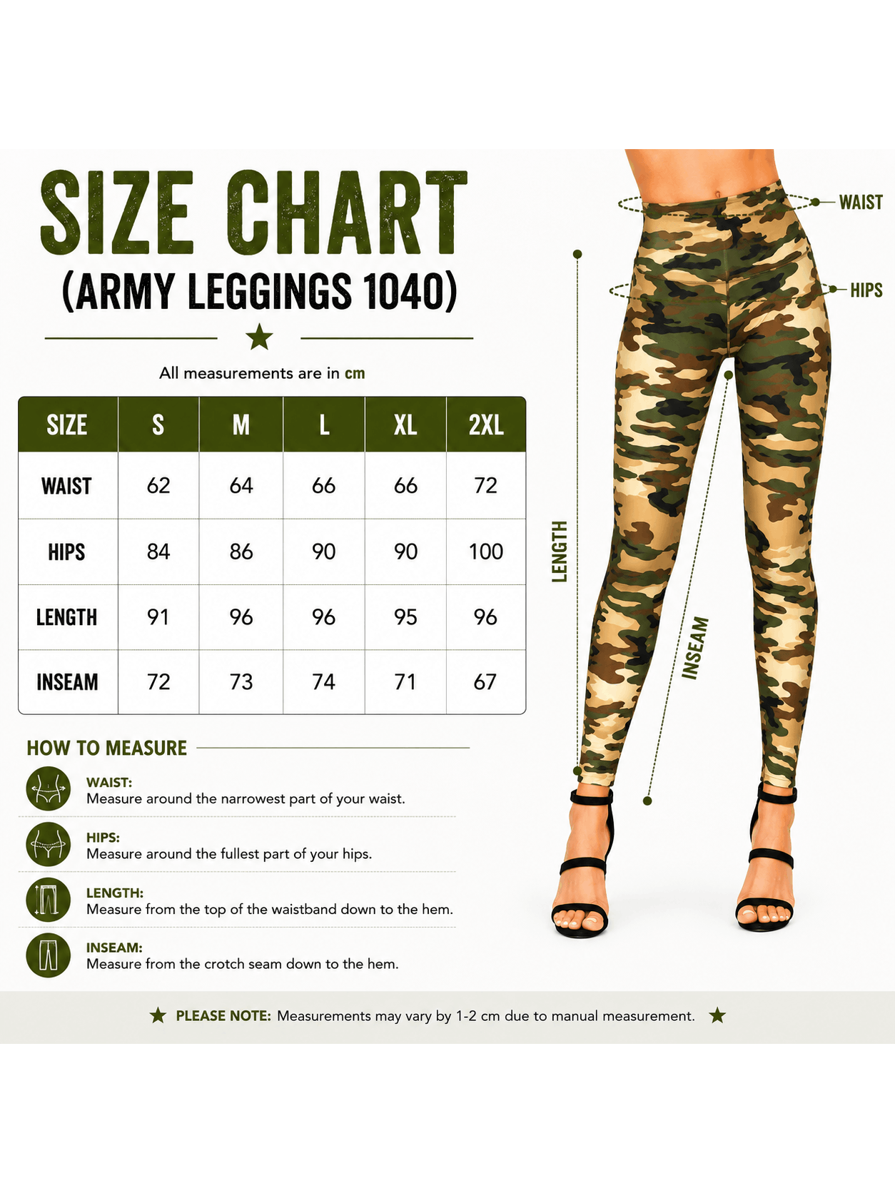Womens Camouflage Printed Cotton Leggings