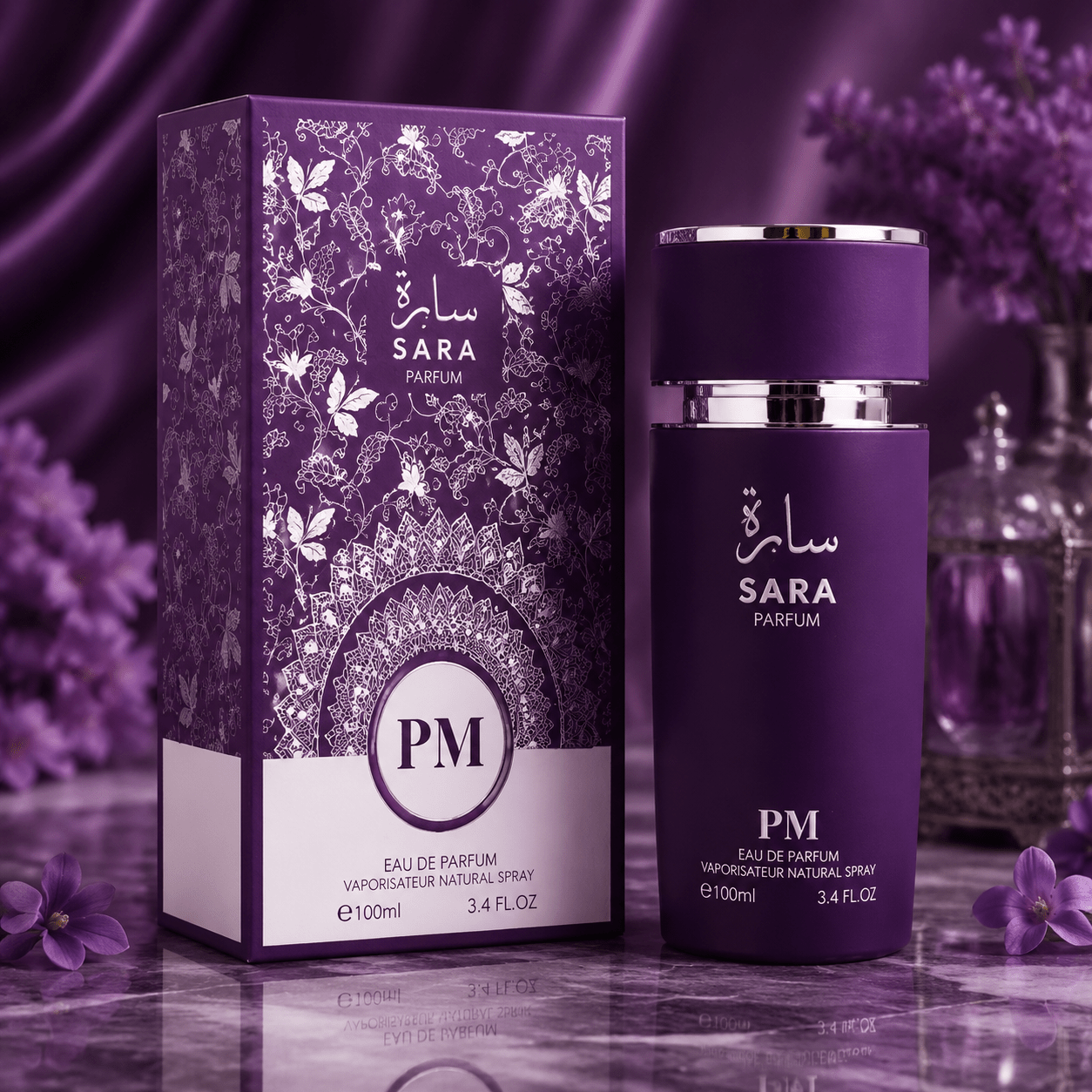Image of Everlyx - Purple Eau De Parfum 100 Ml - A Floral And Fruity With Sweet And Vibrant Touches, Fresh And Enveloping Notes, Long-lasting And Feminine Fragrance.